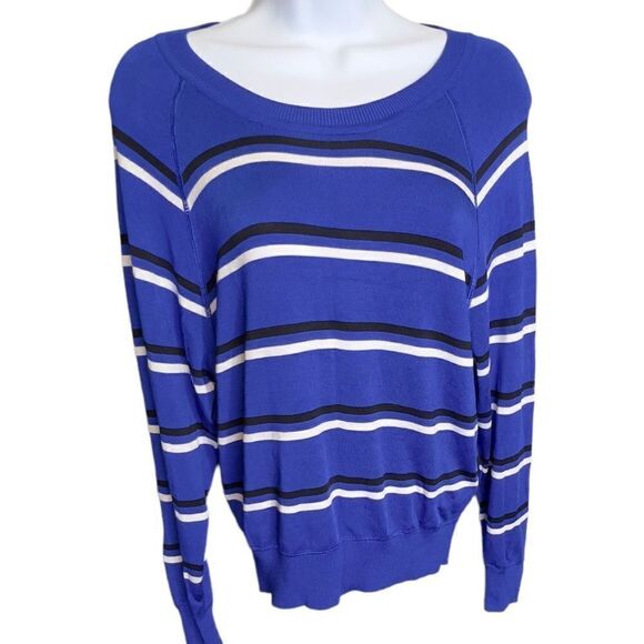 Women’s Sandro Paris sz 1 Pullover Long Sleeve | Striped - Picture 2 of 13